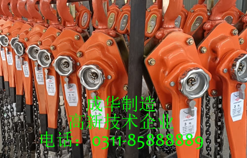 淄博陶瓷廠貨物裝卸用手扳葫蘆